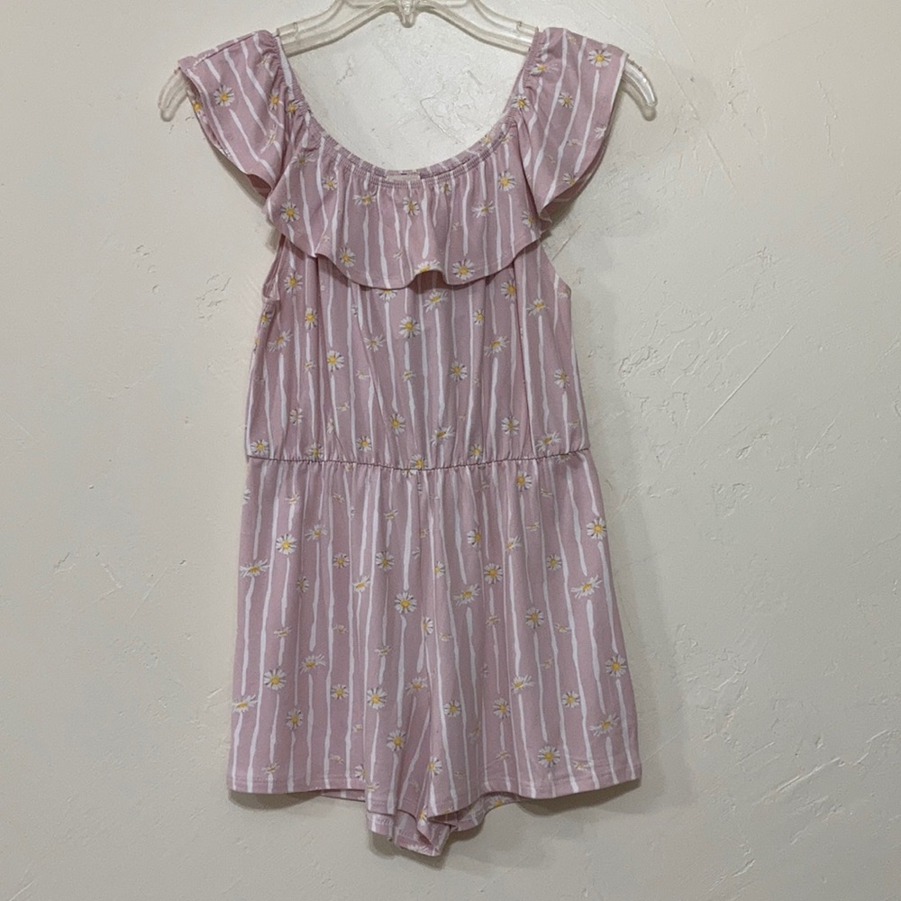 NWT Girls Heart and Arrow Romper, Size 12